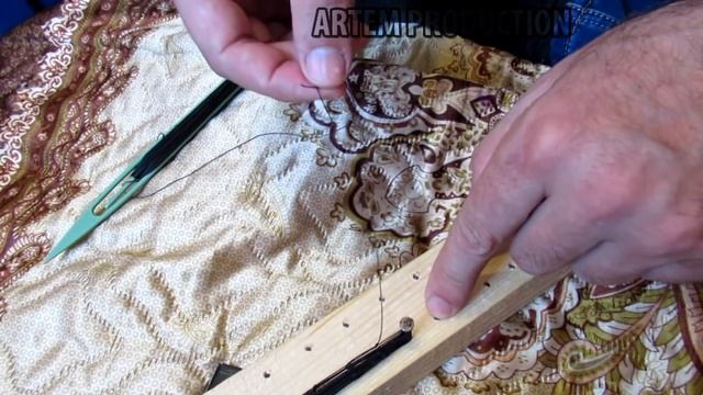 Маленькая хитрость как правильно подвязать нить при вязке сети смотреть онлайн