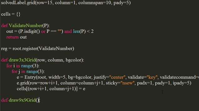 GUI Sudoku Solver | Python Tutorial | Part - 1 смотреть онлайн