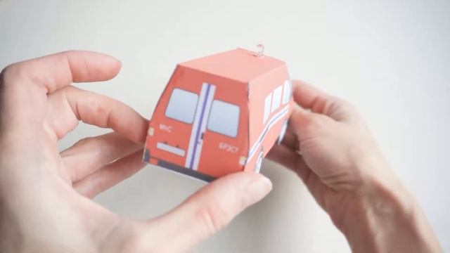 Машинки из картона с мигалками своими руками / DIY смотреть онлайн