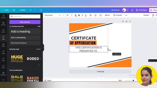 How to make Certificate using Canva App | Canva Certificate Designing Tutorial in Hindi | #canva смотреть онлайн
