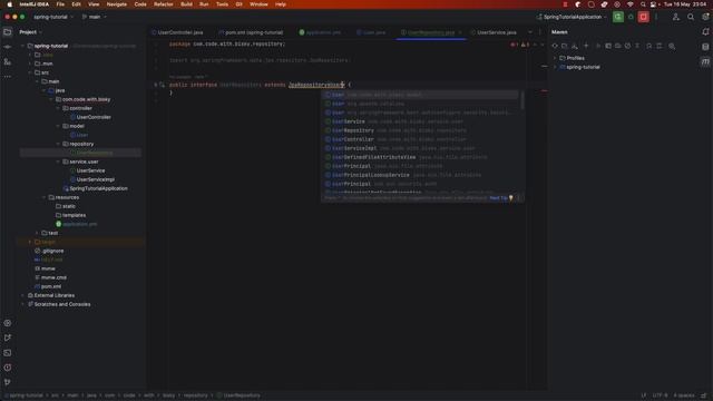 8. Spring boot for Beginners - Data Access Layer Create user [JpaRepository - save(...)] смотреть онлайн