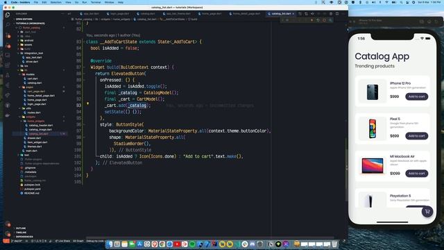 Day 24 - Add To Cart Functionality #30DaysOfFlutter смотреть онлайн