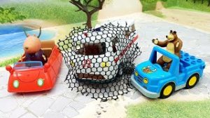 Мультики про машинки - Мультфильмы для детей с игрушками Маша и Пеппа Герои смотреть онлайн..mp4