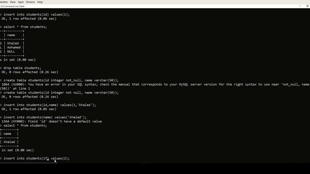Getting Familiar with MySQL: Create, and Drop Tables смотреть онлайн