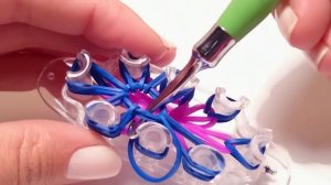 Как сплести НАУШНИКИ из резинок на станке МОНСТР ТЭИЛ,  Радужки Rainbow Loom