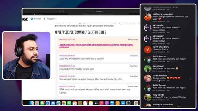 iPhone SE 3, iPad Air 5, Mac mini, Apple March Event 2022 LIVESTREAM #imdyappleevent смотреть онлайн
