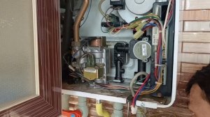 замена трехходового крана у газового котла celtic ds