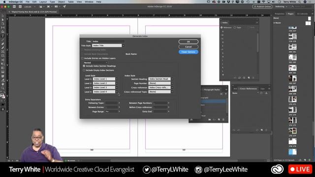 How to Create an Index and Cross References in Adobe InDesign CC смотреть онлайн