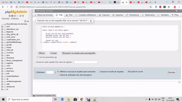 How to create Database, Table, Insert in SQL with phpMyAdmin - 01. смотреть онлайн