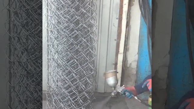 Покраска сетки рабицы в рулоне смотреть онлайн