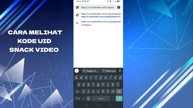 CARA MELIHAT KODE UID SNACK VIDEO смотреть онлайн