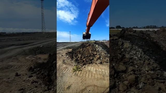 Копают траншею под ливневку экскаватором hitachi 330 смотреть онлайн