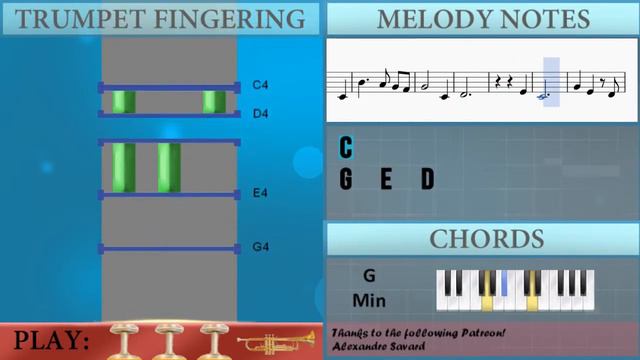 How to play Moon River by Audrey Hepburn on Trumpet (Tutorial) смотреть онлайн