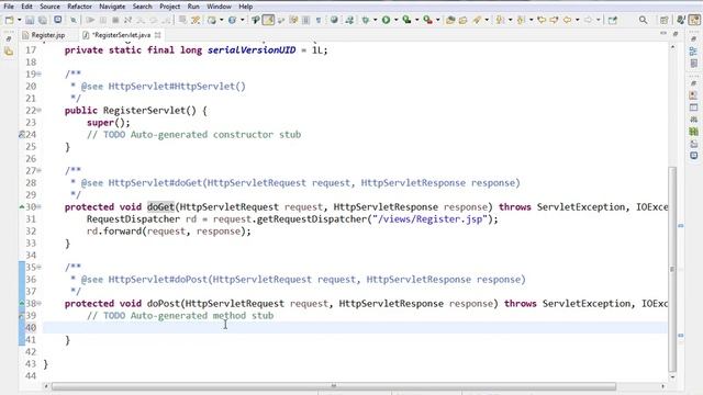 java4 Bài 2 Xử lý các tham số trên Form Register Java servlet смотреть онлайн