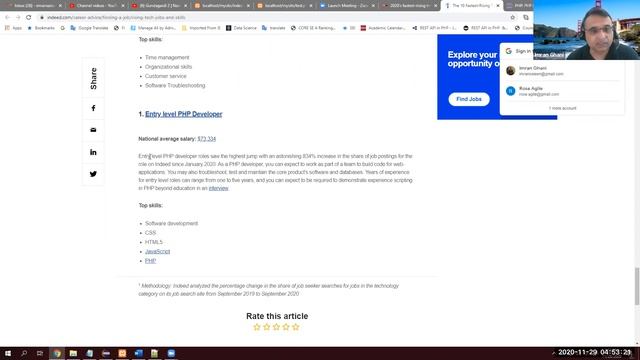 PHP Jobs 2020: Fastest-rising | 800% more PHP Jobs as per Indeed.com | PHP 8.0 Resleased смотреть онлайн