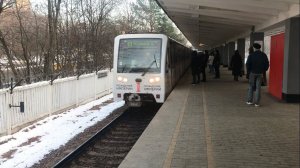 Видеомикс электропоездов 81-740/741 «Русич». Станция метро Измайловская. Арбатско-Покровская линия.