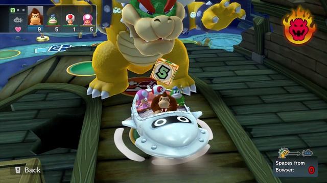 Mario Party 10 Bowser Party #46 Donkey Kong, Spike, Toad, Toadette Whimsical Waters Master Difficul смотреть онлайн