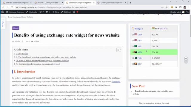 Free exchange rate widget HTML for wordpress website - Currency converter смотреть онлайн