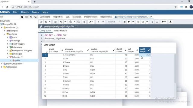 Postgresql Tutorials | Self Joins in Postgresql | postgresql joins смотреть онлайн