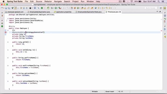 Spring Data Rest Part 5 - Auto Generate Id смотреть онлайн