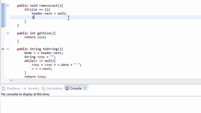 LinkedList in Java for Beginners part 7 : RemoveLast Method смотреть онлайн