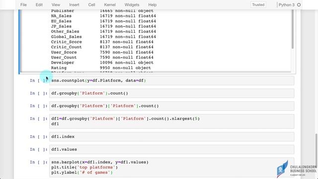 สร้างกราฟด้วย seaborn: การสร้างกราฟจาก pandas.Series смотреть онлайн