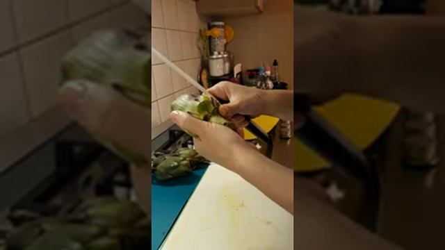 Как почистить артишоки смотреть онлайн