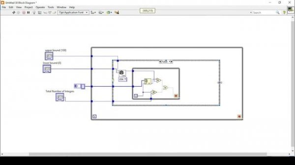 Generate Random Unique Integers Array/List in LabVIEW