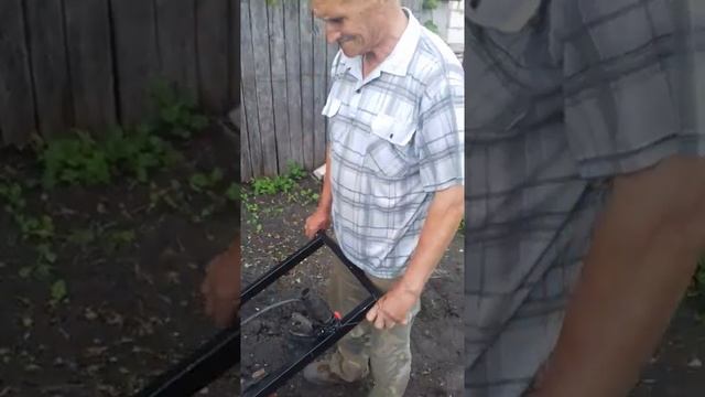 Самодельный мотоблок из бензобура Self-made Motorblock From A Petrol Pump