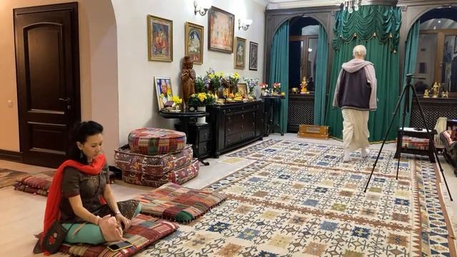 03/12/2020 Джапа-медитация с Е.М. Чайтанья Чандра Чараном прабху. Алматы смотреть онлайн