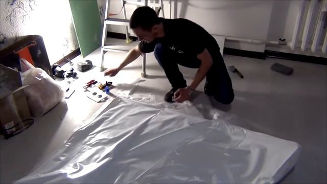 секреты монтажа натяжного потолка! обвод трубы720p смотреть онлайн