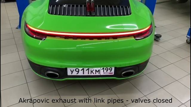 Porsche 911 Carrera 4S 992 With Full Akrapovic Exhaust