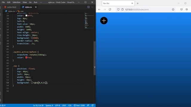 Responsive Expandable Navbar using HTML CSS & JS | Responsive Toggle Menubar using HTML CSS & JS смотреть онлайн