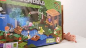 Строим Потерянный Храм Ведьмы и Спрятанный домик в Лесу Китайские Лего Майнкрафт у Мастер Славика