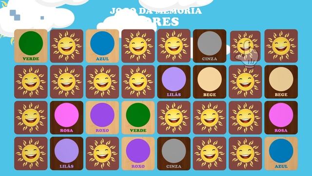Jogo da Memória - Cores смотреть онлайн