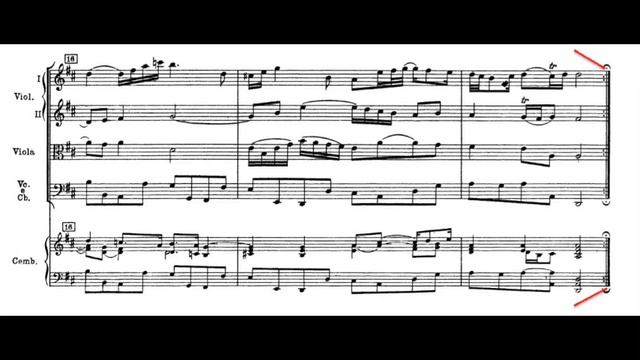Bach, Suite 3, BWV 1068 - Video Score - ASMF, Marriner смотреть онлайн