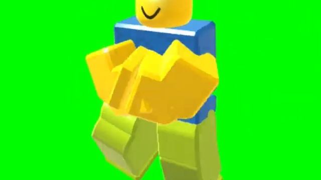 Roblox Noob Distraction dance green screen or whatever idk смотреть онлайн