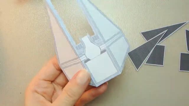 DIY TIE fighter interceptor star wars papercraft (step by step tutorial) смотреть онлайн