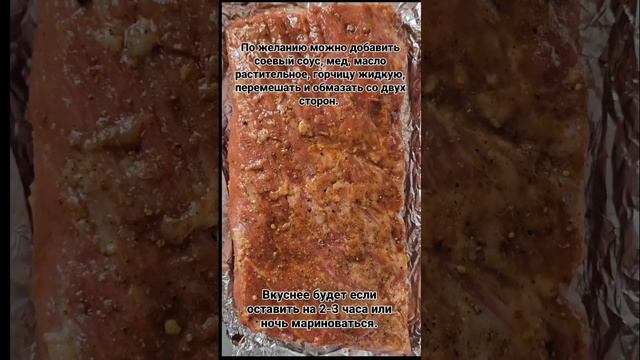 Вкусные рёбрышки BBQ в духовке. смотреть онлайн