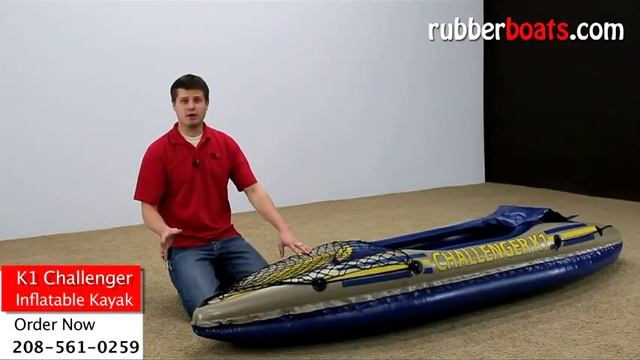 Надувная байдарка Intex 68305 Challenger K1 Kayak смотреть онлайн