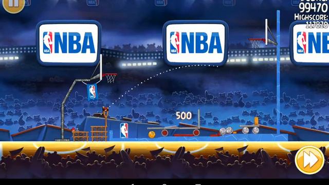 ANGRY BIRDS SEASONS-HAM DUNK LEVEL 1-6 THREE STAR WALKTHROUGH {NO POWER UPS} смотреть онлайн