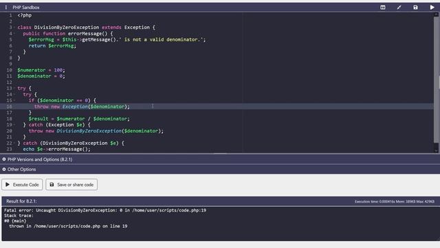 آموزش جامع همراه با مثال | Exception Handling in PHP смотреть онлайн