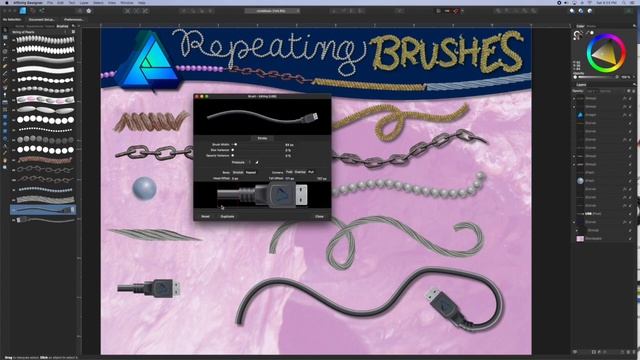 Affinity Designer: Object Brush Inspiration смотреть онлайн