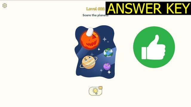 DOP 2 Level 622 (Scare the planets) ANSWER KEY ✅ - DOP 2 Delete One Part Level 622 - Slow Motion смотреть онлайн