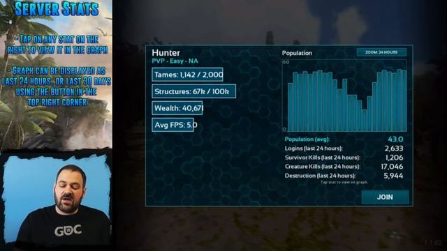 Spotlight: Server Stats (ARK Mobile) смотреть онлайн