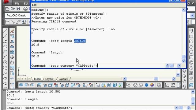 AutoLISP Programming Tutorial - 1B смотреть онлайн