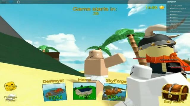 Roblox - Pillow Fight Simulator смотреть онлайн