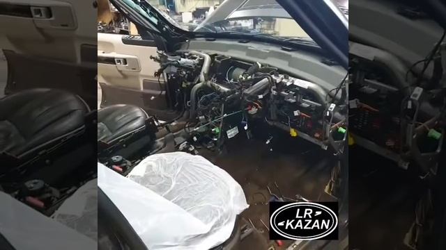 LRKAZAN,  Range Rove Vogue замена вентилятора печки салона