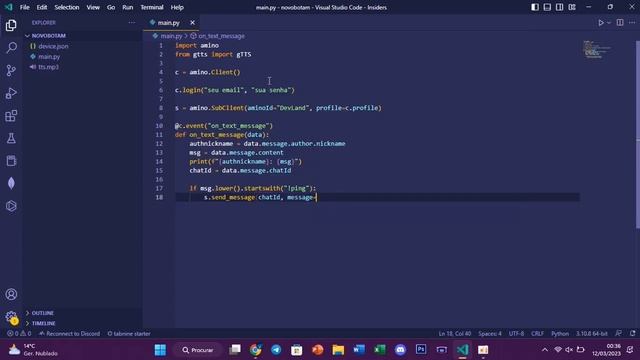 Como fazer bot no Amino! Atualizado 2023 смотреть онлайн