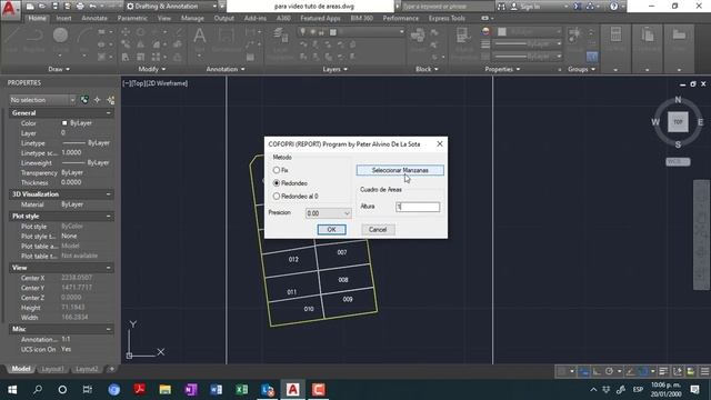 Sacar áreas detallados en una tabla en Autocad y exportarlo al excel con solo unos pasos смотреть онлайн